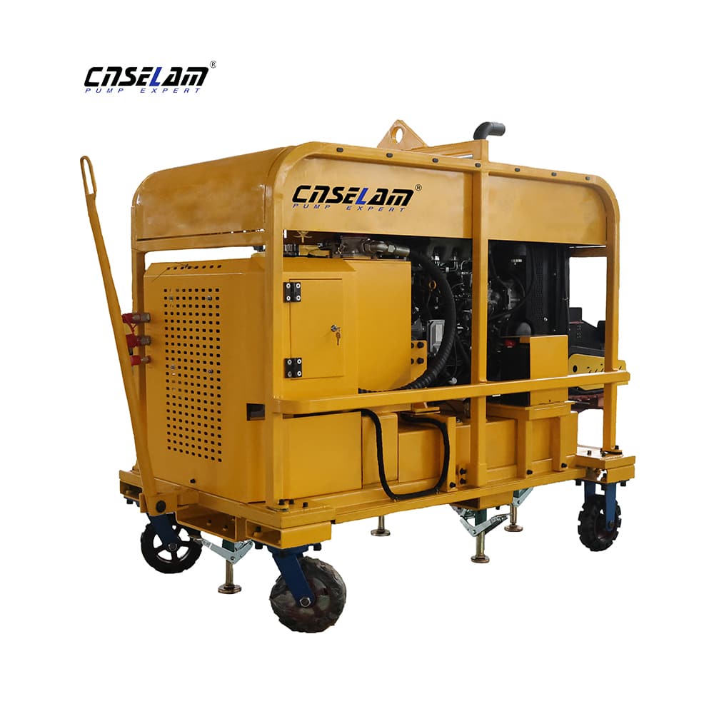 Гидравлический силовой агрегат прицепного типа